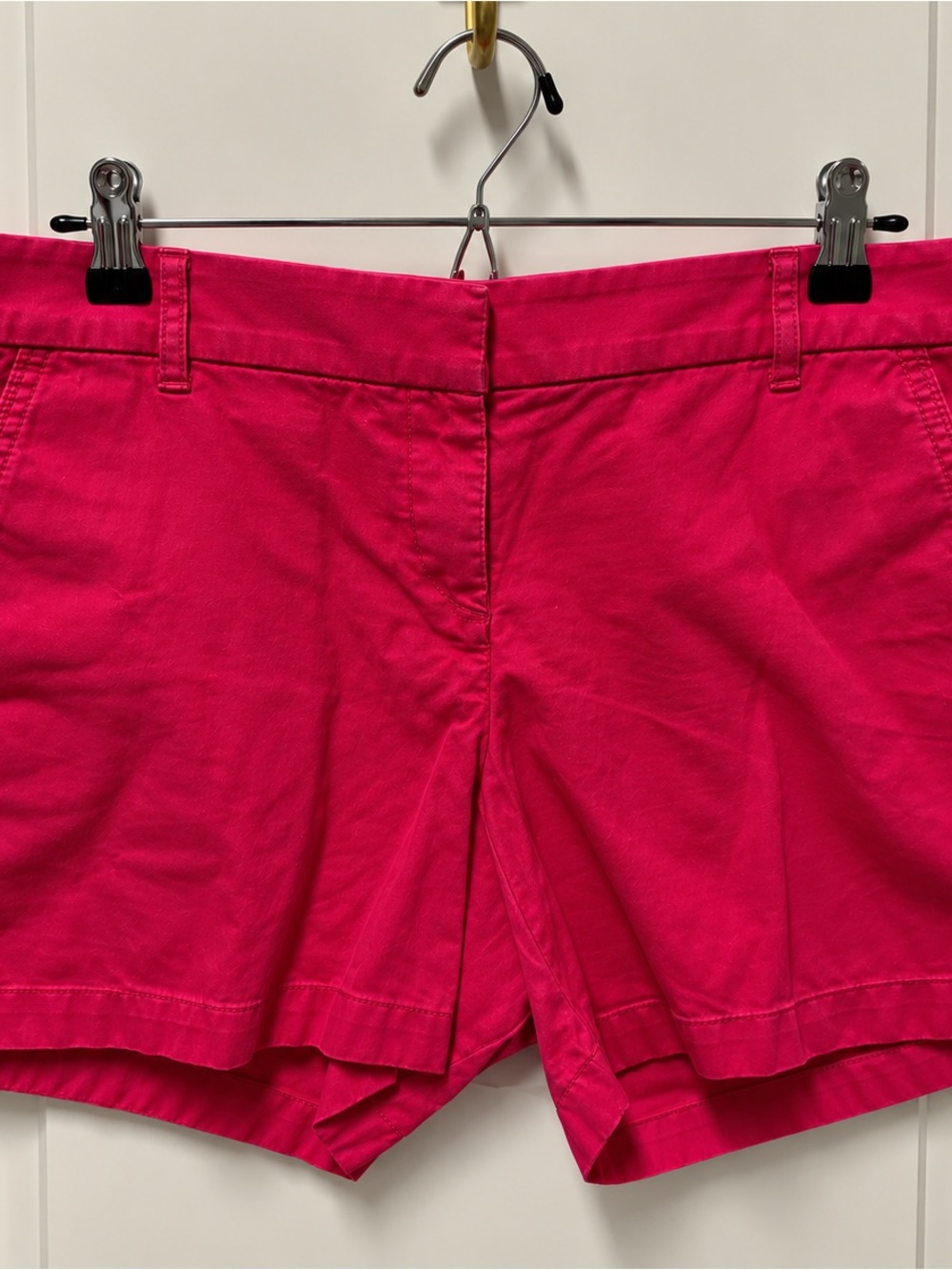 J. Crew Hot Pink Cotton Blend Shorts